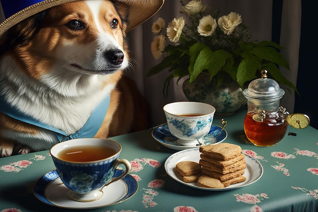 Tokyo afternoon tea met een hond