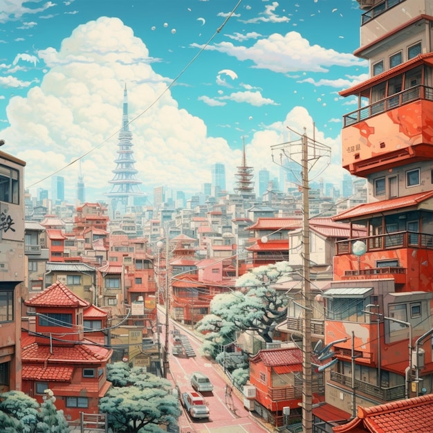 Tokyo city landscapes