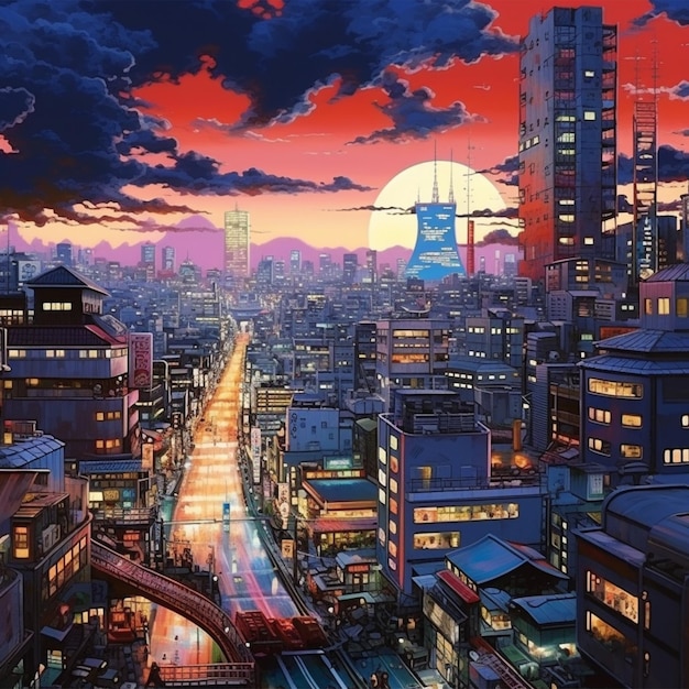 Tokyo city landscapes