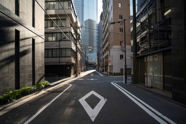 昼間の東京の街並み