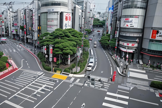 Tokyo Japan Intersection