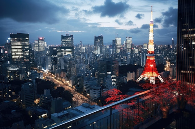 写真 東京タワー (東京タワー) は日本の首都であり最大の都市である東京タワー (tokyo tower)