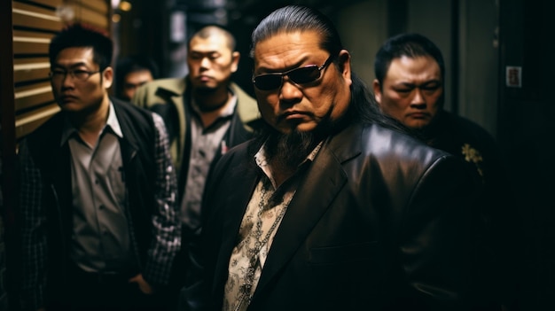 Foto tokyo vice cinematic japanese mafia criminals in japan e tokyo gangsters criminali sindacati