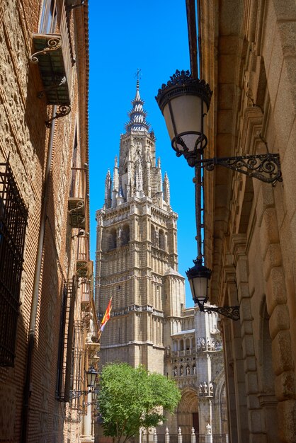 Toledo cathedral in castile la mancha spain