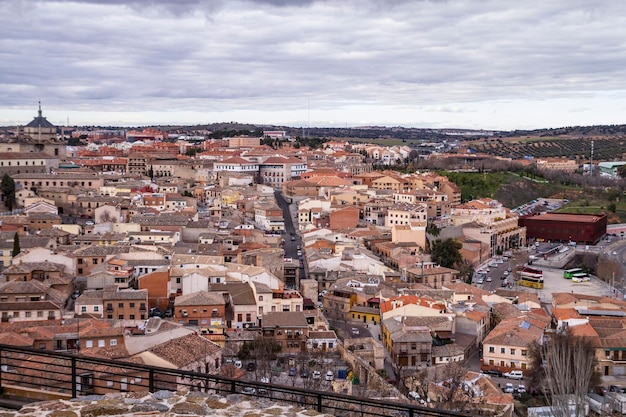 Toledo, imperial city. View from the wall, roof of house