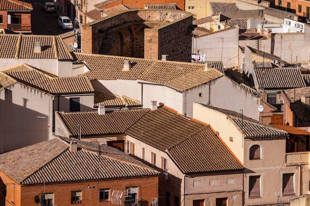 Toledo, imperial city. View from the wall, roof of house