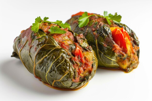 Photo tolma an exquisite armenian dish of stuffed vegetables