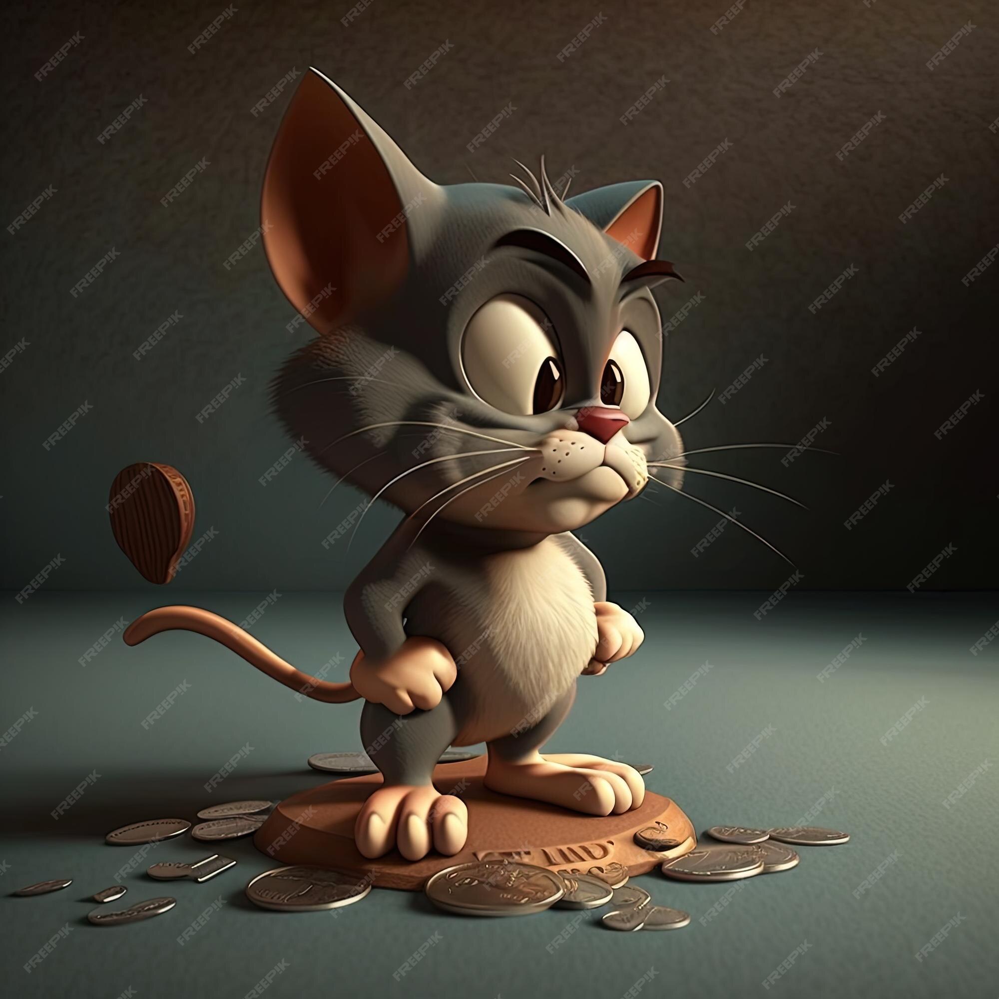 Premium AI Image  Tom and Jerry 3D Animated Cartoon Delight