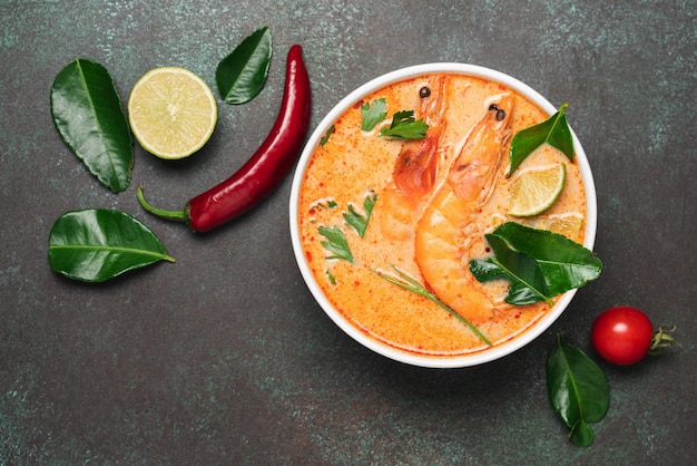 Tom Yam kung Pittige Thaise soep