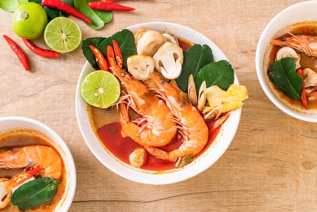 Tom Yum Goong Пряный кислый суп