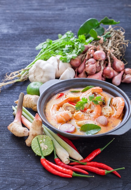 Photo tom yum goong, thai food