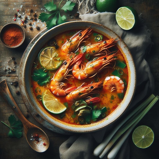 Photo tom yum soup