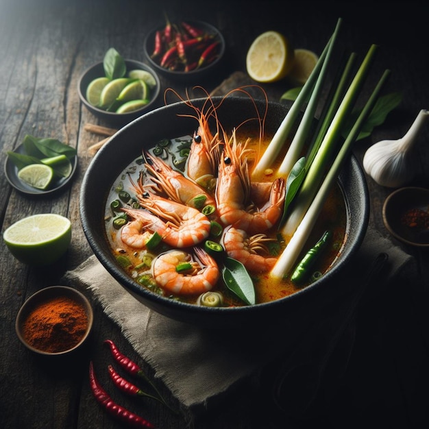 Photo tom yum soup