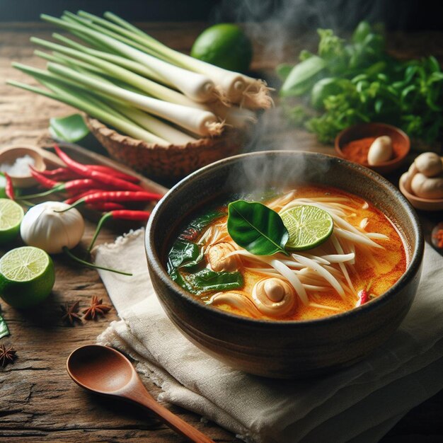 Photo tom yum soup