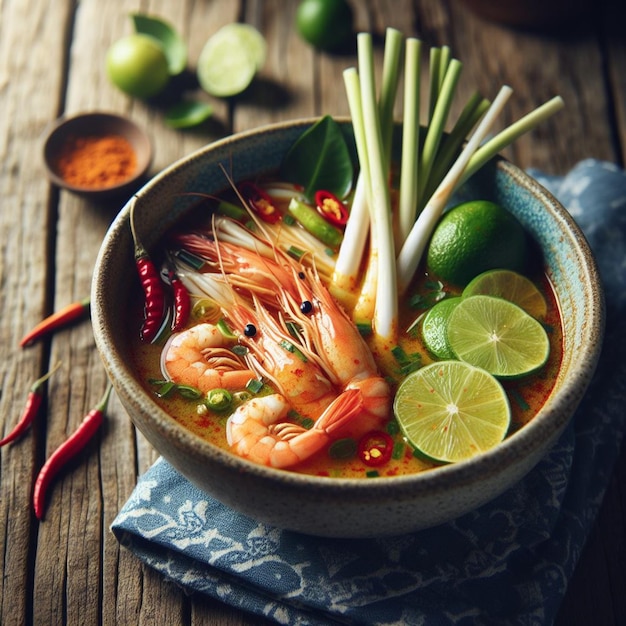 Photo tom yum soup