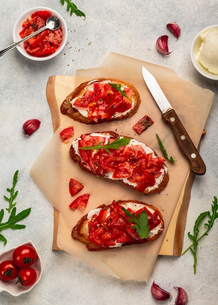 Tomaat bruschetta