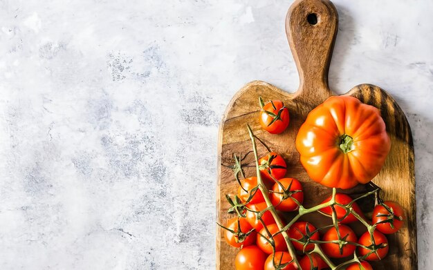 Tomaten en snijplaten