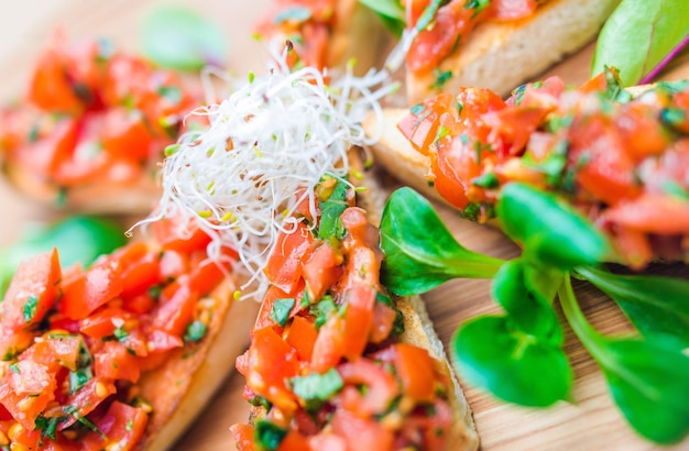 Tomaten Italiaanse Bruschetta