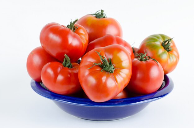 Tomaten op wit