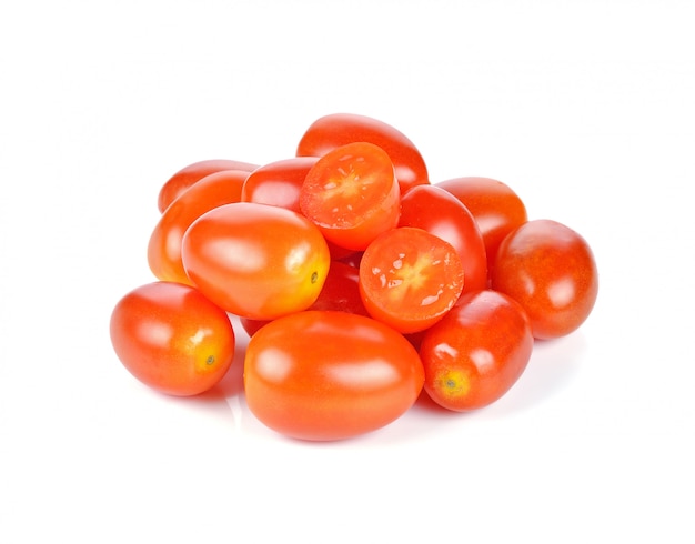 Tomaten op wit