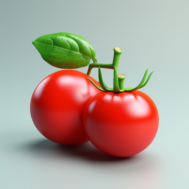 Foto tomaten op witte achtergrond