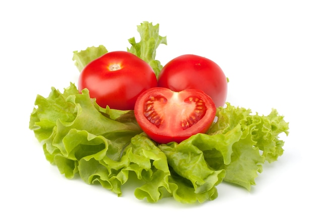 Tomatengroente en slasalade