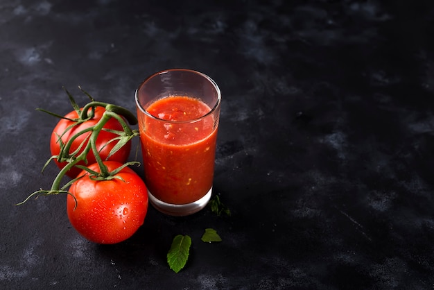 Tomatensap in glas