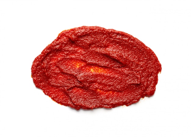 Tomatensaus Blob Geïsoleerd