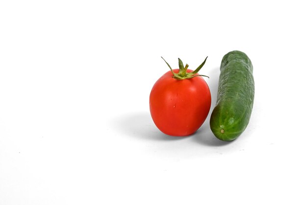 tomato and cucumber