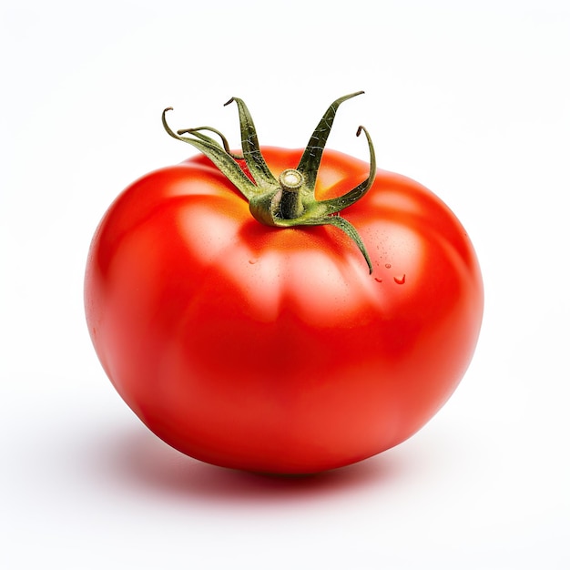 사진 토마토 고립 된 색 배경