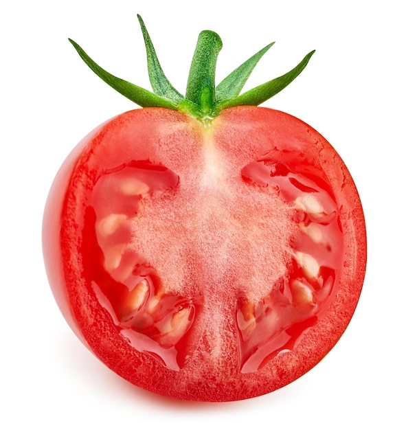 Tomato isolated on white background