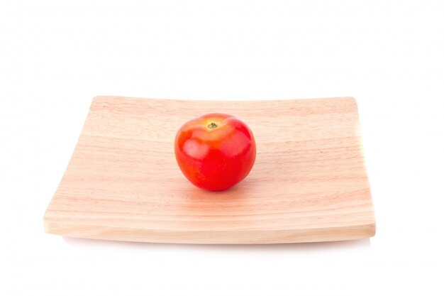 Tomato isolated on white background