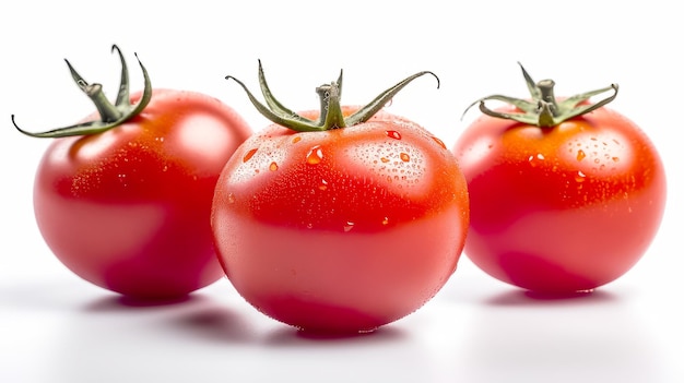 Tomato isolated on a white background