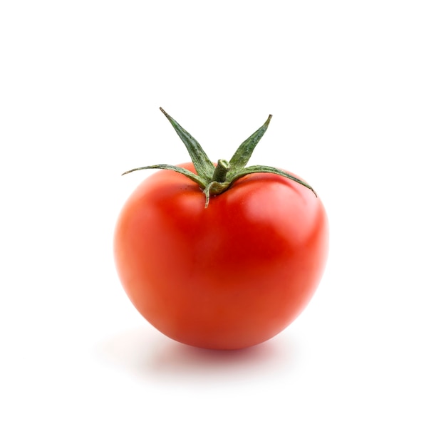 Photo tomato isolated on white