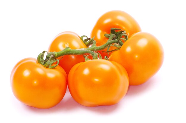 Tomato isolated on a white