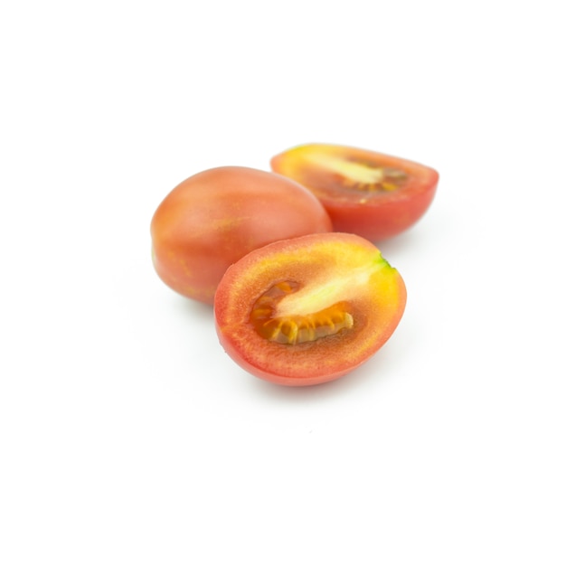 Tomato isolated on white.