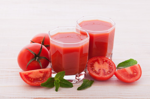 Tomato Juice and vegetables