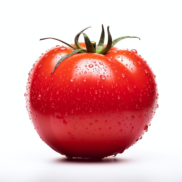 토마토 제품 사진 흰색 배경