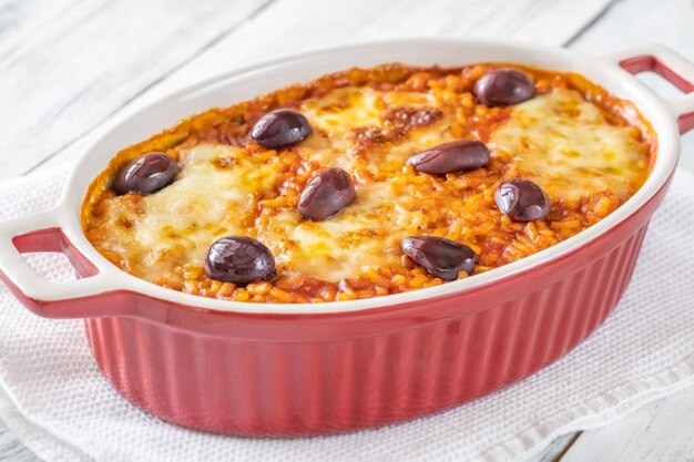 Risotto al pomodoro con mozzarella