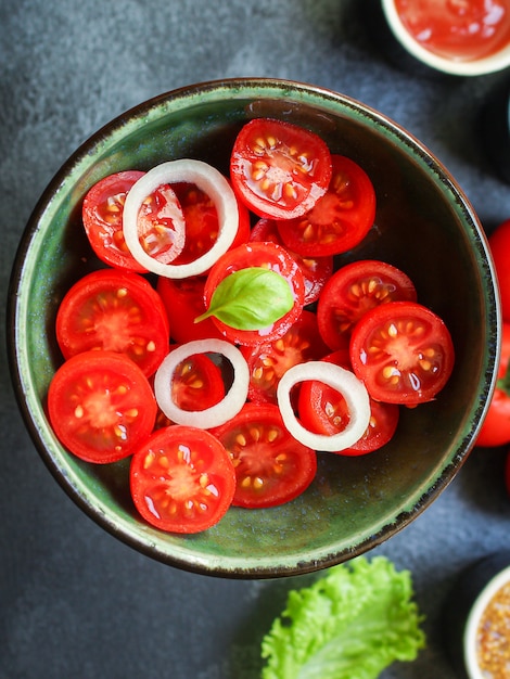 Tomato salad vegetables