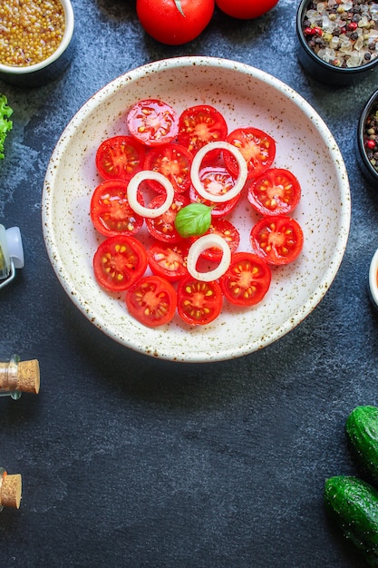 Tomato salad vegetables