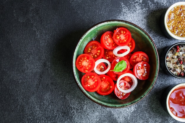 Tomato salad vegetables