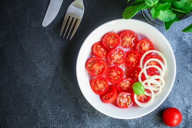 Tomato salad vegetables