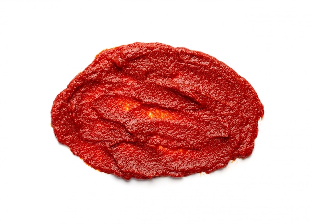 Tomato sauce blob isolated