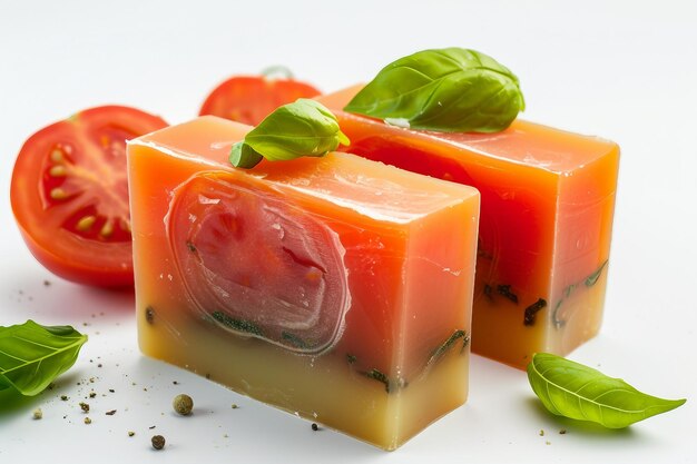 A tomato soap