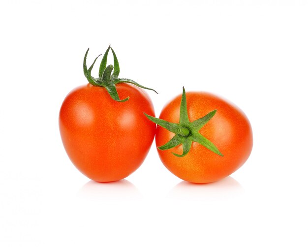 Tomato vegetable isolated on white background