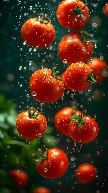 Foto pomodoro verdura matura grezza rossa primo piano tagliatella fresca tagliatella percorso tagliato a metà è