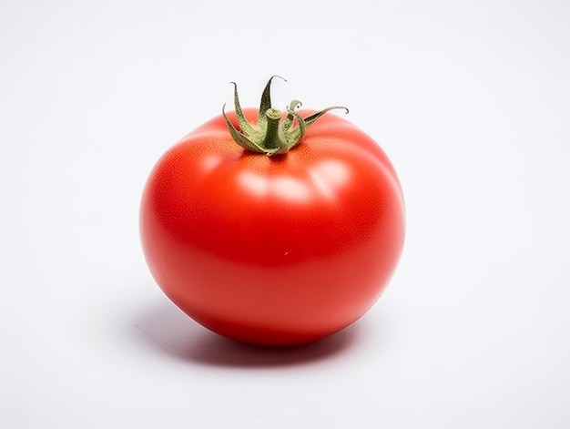 Tomato vegetables isolated on white