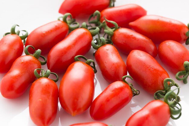 tomato on white background