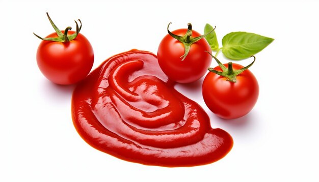 Tomatoes are lined up in a row with a heart shaped cutout